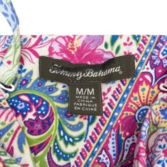 Tommy Bahama Womens Paisley Lightweight Strapless Maxi Dress Size Medium - Picture 4 of 5